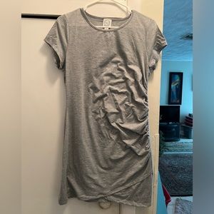 Grey Tshirt Dress - XL- Blue Rain